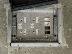 20 x Recessed Electrical Outlet Floor Box, Sockets And Covers - Dimensions: 31x 23cm - From A