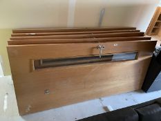 5 x Howdens Firedoors - Dimensions: H204 X W93 X D4cm - From A Working Office Environment -