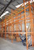 5 x Bays of RediRack Warehouse Pallet Racking - Lot Includes 6 x Uprights and 30 x Crossbeams -