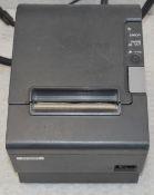 1 x Epson TM-T88IV Receipt Printer - Recently Removed From A Commercial Restaurant Environment -