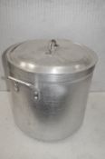 1 x Large Stainless Steel Cooking Pan With Lid - Dimensions: L41 x W41 x D37cm - Recently Removed