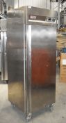 1 x Caravell by Friulinox AR6-2 Commercial Upright Refrigerator - Dimensions: H199 x W71 x D70 cms -
