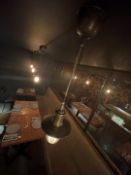 6 x Industrial Pendant Lights - 450cm Drop - Ref: MAN100/C (Down) - CL677 - Location: London W1F