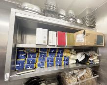 1 x Commercial Stainless Steel 2-Tier Shelving Unit - Dimensions To Follow - Ref: MAN116 - CL677 -