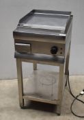 1 x Lincat GS4 Silverlink 600 Steel Top Commercial Griddle With Stand - RRP £1,100 - CL232 -