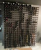 1 x Large Bank Of Wine Racking - With A Capacity Of Up To 374 x Bottles - Dimensions: H206 x 165 x