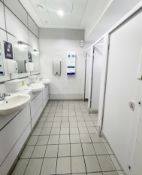 Contents OF A Ladies Bathroom With Door - Ref: ED189 - To Be Removed From An Executive Office