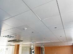 Approx 150 x Ceiling Tiles (Some With Lights) Plus Air Conditioning Unit - Tile Dimensions Approx.