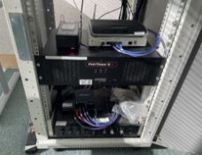 Server Unit With 7 x Assorted Items Of Network And Video Equipment - Ref: ED159G - To Be Removed