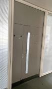 1 x Door With Surrounding Grey With Top & Side Panels, With A BRITON 2508S Closer&nbsp; - Includ