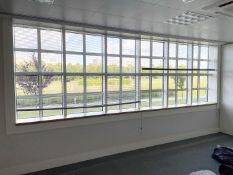 2 x Large Office Window Blinds - Dimensions Of Each: 175 x 165cm - Ref: ED169/B