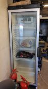 1 x Upright Glass Front Display Fridge - CL682 - Location: Bedford NN29