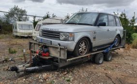 1 x Ifor Williams Twin-Axle Car Transporter Trailer With Winch - CL683 - Location: Bedford NN29