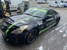 1 x Nissan 350Z Drift Car - Ref: T7 - CL682 - Location: Essex RM19 This is an ex-drift school Nissan
