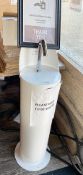 1 x Freestanding Hand Sanitiser Station - Ref: FPSD120 - CL686 - Location: Altrincham WA14