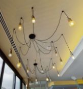 2 x Eight Light Ceiling Mounted Rope Lights - Ref: BK136 - CL686 - Location: Altrincham WA14This lot