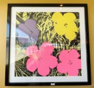 1 x Contemporary Pop Art Picture in Black Frame - Dimensions: H113 x W113 cms - Ref: BK107 - CL686 -