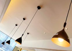 5 x Suspended Ceiling Pendants - Ref: BK123 - CL686 - Location: Altrincham WA14This lot was recently