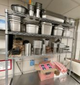 1 x Commercial 3-Tier Wire Shelving Unit - Ref: FPSD172 - Dimensions To Follow - CL686 - Location:
