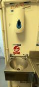 1 x Stainless Steel Wall Mounted Hand Wash Basin - Ref: BK243 - CL686 - Location: Altrincham