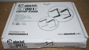 1 x Adam Hall Laptop Stand in Black - New and Boxed - Suitable For 12