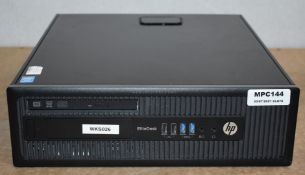 1 x HP Elite Desk 800 G1 SFF Desktop PC - Features an Intel i7-4770 3.4Ghz Quad Core Processor,