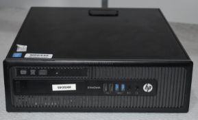 1 x HP Elite Desk 800 G1 SFF Desktop PC - Features an Intel i7-4770 3.4Ghz Quad Core Processor,
