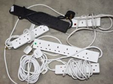 5 x Multi Socket 240v Extension Cables - Ref: MPC189 P1 - CL678 - Location: Altrincham WA14This