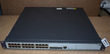 1 x HP 1910-24G-PoE Switch JE007A24 Port Gigabit Smart Switch PoE (365W) with 4x SFP Ports -