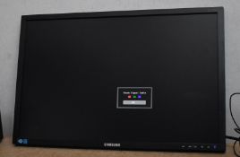 1 x Samsung 24 Inch Full HD LED Monitor - Model S24C450BW - Includes Power Cable - 1920 x 1200