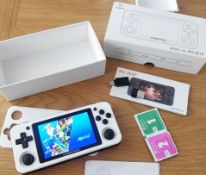 1 x Anbernic RG351p Handheld Retro Games Console - Boxed with Accessories and 64gb SD Card With
