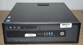 1 x HP Elite Desk 800 G1 SFF Desktop PC - Features an Intel i7-4770 3.4Ghz Quad Core Processor, 16gb