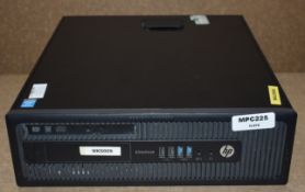 1 x HP Elite Desk 800 G1 SFF Desktop PC - Features an Intel i7-4770 3.4Ghz Quad Core Processor,