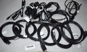 13 x DisplayPort to Mini DisplayPort Monitor Cables - Ref: MPC429 CF - CL678 - Location: