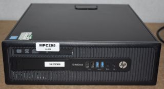 1 x HP Elite Desk 800 G1 SFF Desktop PC - Features an Intel i7-4770 3.4Ghz Quad Core Processor,  8gb
