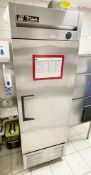1 x TRUE T-23 Stainless Steel Upright Single Solid Door Fridge - Ref: FPSD174 - CL686 - Location: