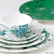 1 x WEDGWOOD X JASPER CONRAN 'Chinoiserie' White Teacup and Saucer (Set of 2) - Original RRP £92.