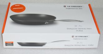 1 x Le Creuset Toughened Non-Stick Shallow Frying Pan, 24cm - Original RRP £100.00 - Ref: HHW157/