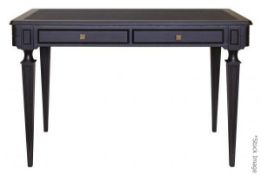 1 x JUSTIN VAN BREDA 'Litchfield' Bespoke Handmade Leather-Topped Desk - Original RRP £6,515