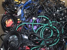 Approx 50 x Ethernet Cables - Various Sizes and Colours Included - Ref: MPC343 P1 - CL678 -