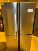 1 x HiSense RS694N4Bi1 Stainless Steel American Style  Fridge Freezer - Ex Display