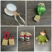 1 x Assortment Of Luxury Christmas Tree Decorations - Brand New - CL987 - Ref: HRX182  - Location: