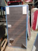 3 x Office Desk Tops - Walnut Finish With White Edging - Contemporary Design - New and Sealed -