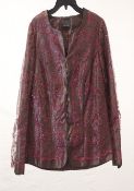 1 x Anne Belin Purple Pink Jacket - From a High End Clothing Boutique In The Netherlands