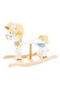 1 x Petilou Le Toy Van Rocking Unicorn Carousel - Brand New RRP £79.95 - CL987 - Ref: HRX139  -