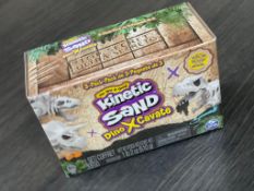 2 x The One And Only Kinetic Sand Dino X Cavate Three Pack - Made With Natural Sand - Brand New -