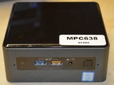 1 x Intel NUC Mini PC Featuring Intel i7-8559u Quad Core 3.7Ghz Processor, 8GB DDR4 2400Mhz Ram,
