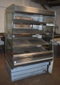 1 x BKI MHC4 Multi-Tier Heated Merchandise Grab and Go Unit With Rear Access Doors - 230v -