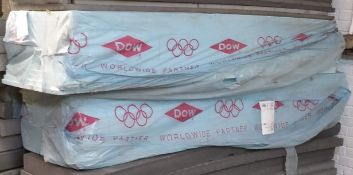 32 x Dow Styrofoam Boards - Size: 2500 x 600 x 25 mm - Unused Stock in Original Packaging -