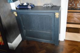 1 x Black Wooden Radiator Cover -  Removed From An Exclusive Property In Bowdon - CL691 - NO VAT